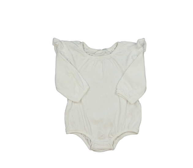Bílé madeirové body s volánky F&F