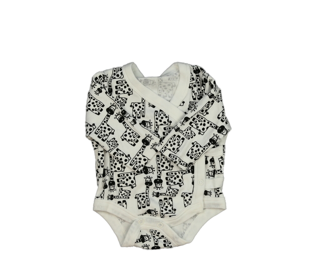 Bílé body se žirafami 2,5-3,4 kg