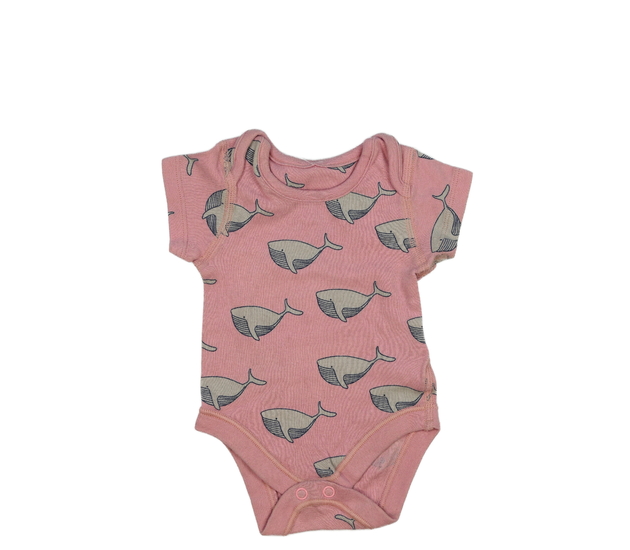 Růžové body s velrybou M&S
