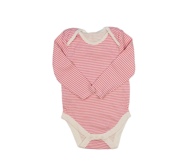 Růžovo-bílé pruhované body Primark 