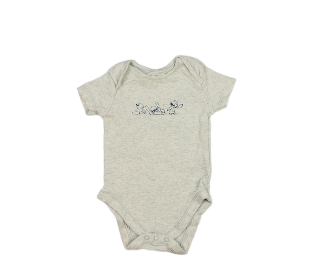 Šedé melírované body Stitch George