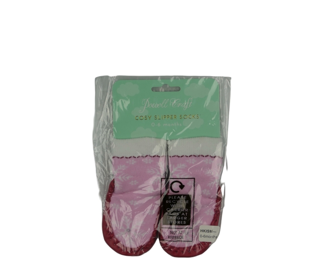 Nové ponožky s koženkovou podrážkou 