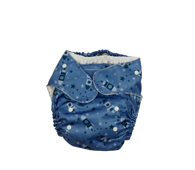 Modré plenkové kalhotky