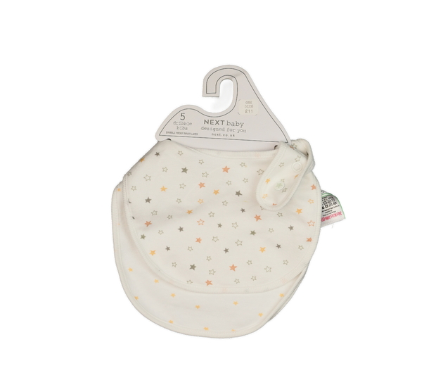 Nové bílé bryndáky 2 ks Next