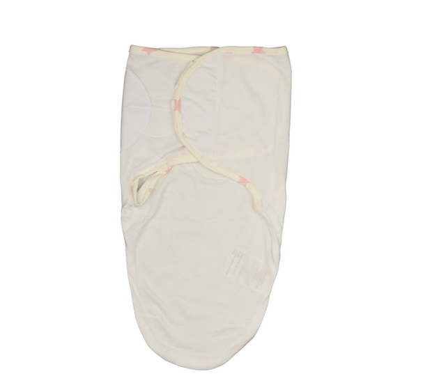 Krémová slabá zavinovačka s růžovými hvězdami 