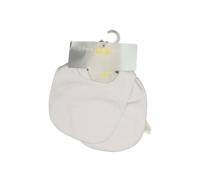 Nové bílé bryndáky 2 ks 