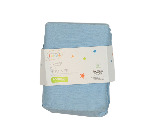 Nové modré prostěradlo vel. 70x140x18 cm George