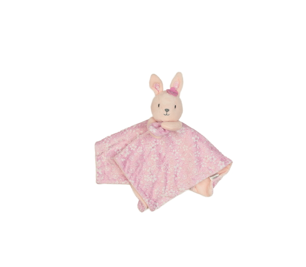 Růžový usínáček zajíček Nutmeg