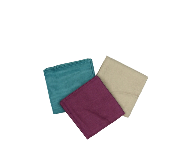 Nové jednobarevné plátěné hadříky