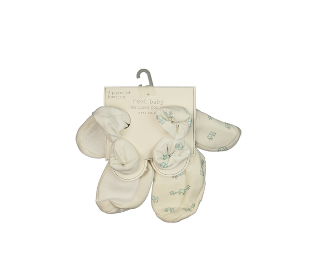 Nové bílé bačkůrky 2 páry Next