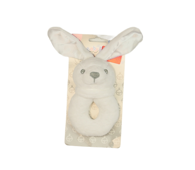 Nová bílá chrastící hračka 