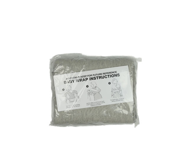 Nový šedý melírovaný zavinovací šátek do 15 kg