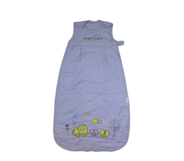 Modrý prošívaný spací pytel