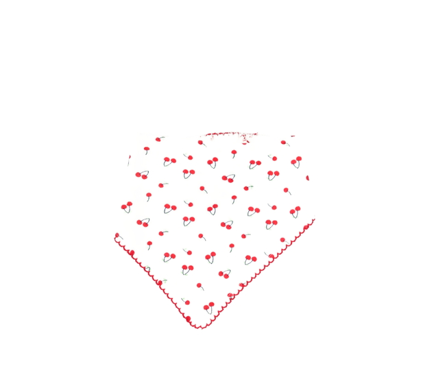 Nový bílý bryndák s třešněmi