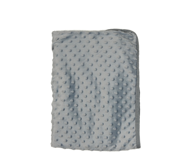 Šedá dečka s nopíky 70x100 cm