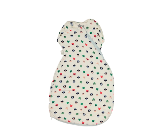 Bílý spací pytel se zvířátky 