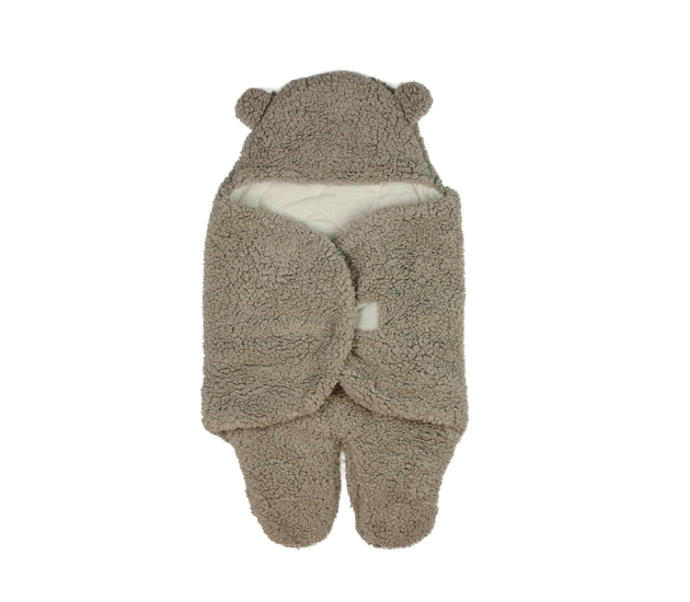 Šedá beránková zavinovačka 