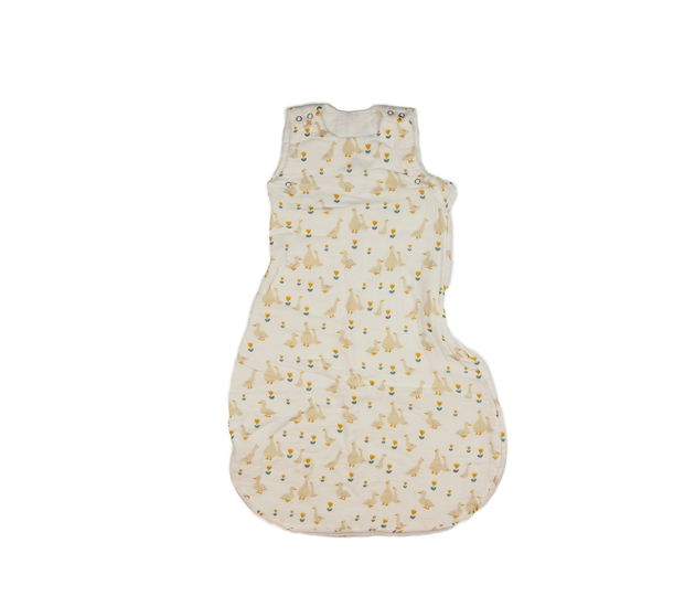Světlý spací pytel s kačenkami