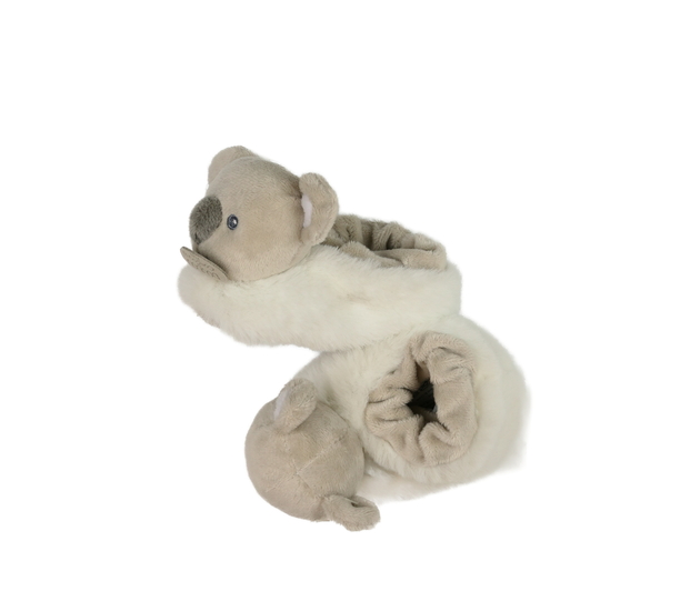 Šedé bačkůrky se zvířátkem