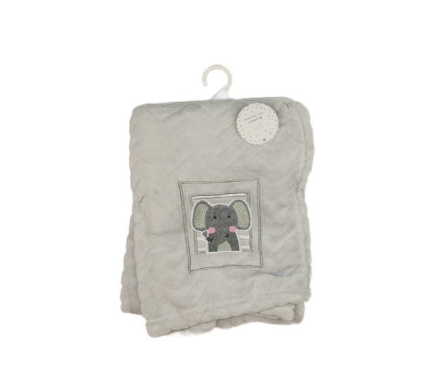 Nová hebká šedá dečka se sloníkem