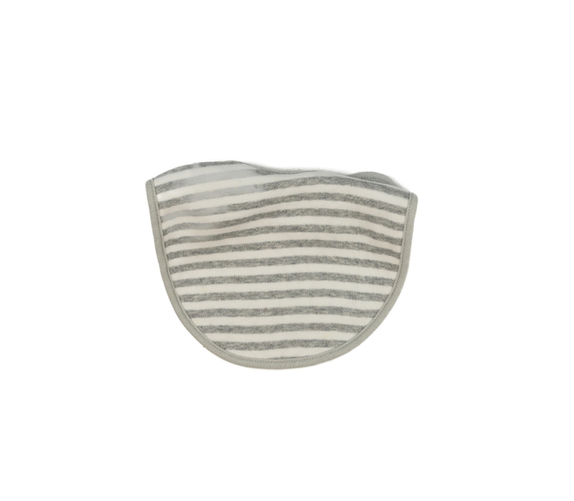 Bílo-šedý pruhovaný bryndák 