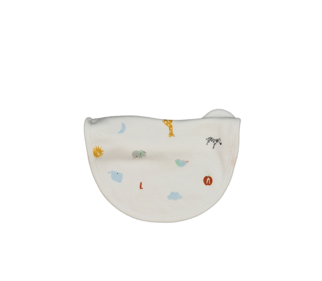 Bílý bryndák se zvířátky 