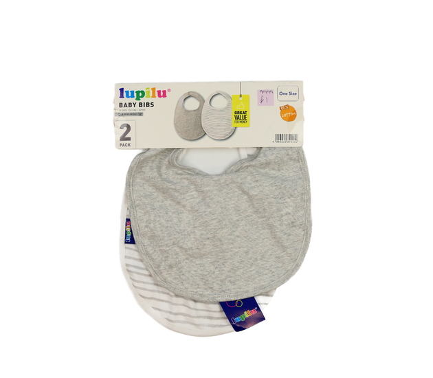 Nový bryndák 2 ks šedý a pruhovaný