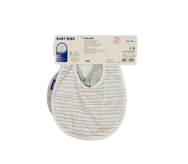 Nový bryndák 2 ks šedý a pruhovaný