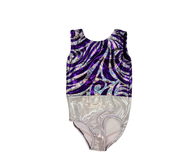 Fialovo-stříbrný sportovní dres