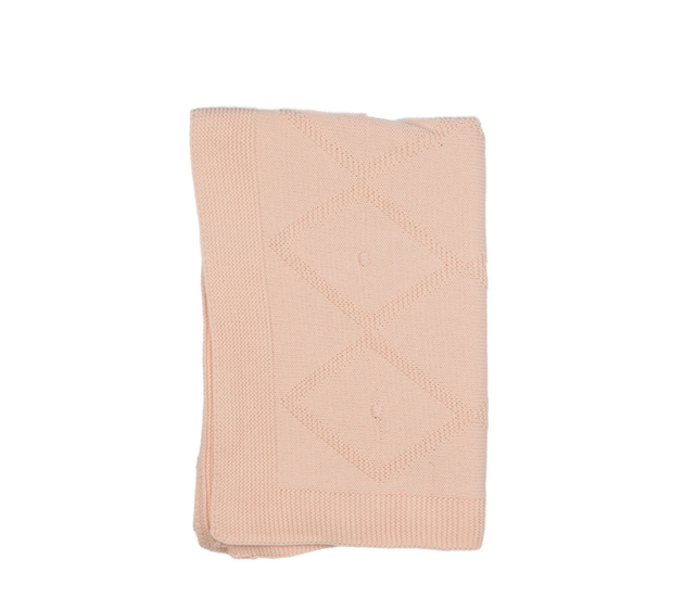 Růžová dečka s nopíky Nutmeg