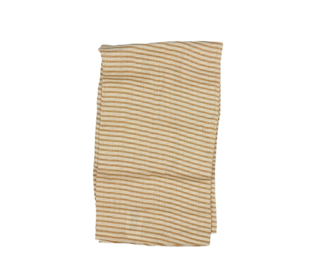 Hnědá mušelínová látka 60x60 cm Medvídek Pú