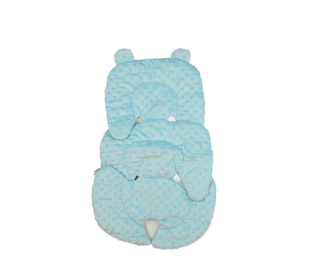 Nová modrá výplň do autosedačky