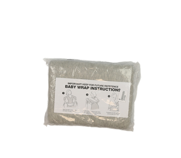 Nový šedý melírovaný zavinovací šátek do 15 kg