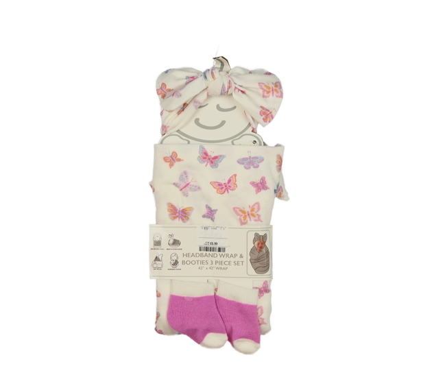 Nová krásná zavinovačka, čelenka a ponožky 