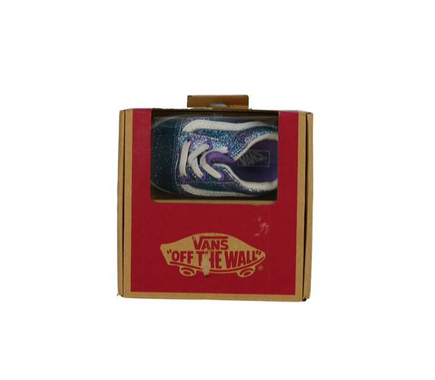 Nové modré lesklé tenisky EUR 19 Vans