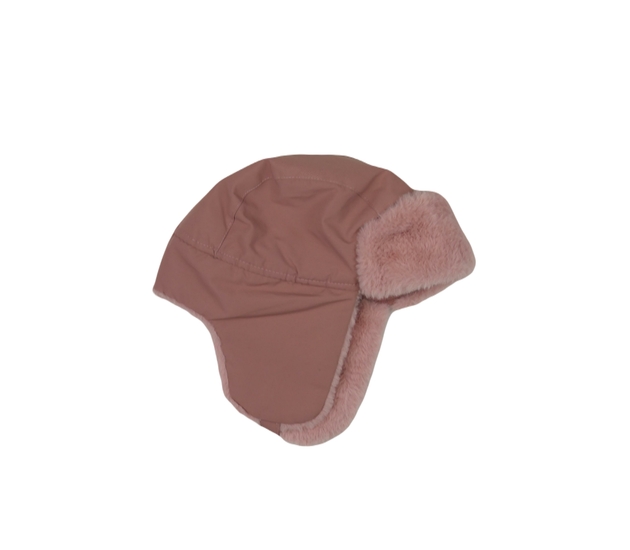 Růžová zimní ušanka H&M