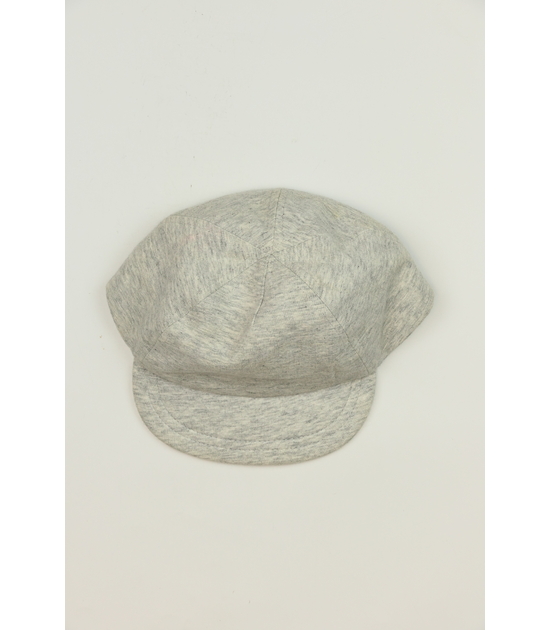 Šedá melírovaná bavlněná kšiltovka