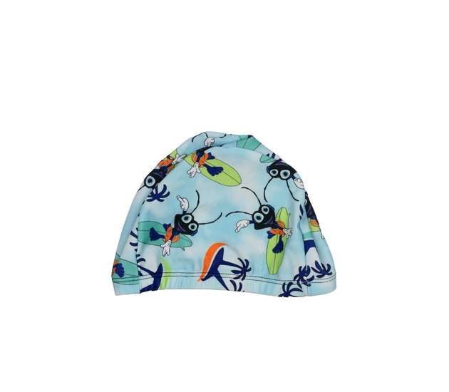 Modrá koupací čepice obvod 38 cm, elastická