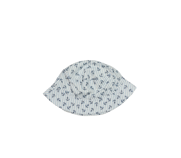 Pruhovaný klobouk s kotvami George