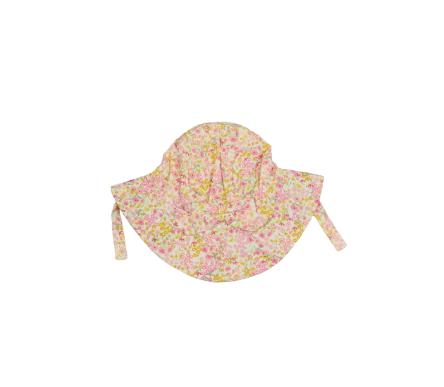 Květinový klobouk s úchytem pod krk George