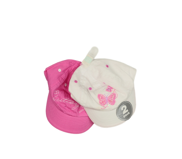 Nové kšiltovky bílá a růžová Next