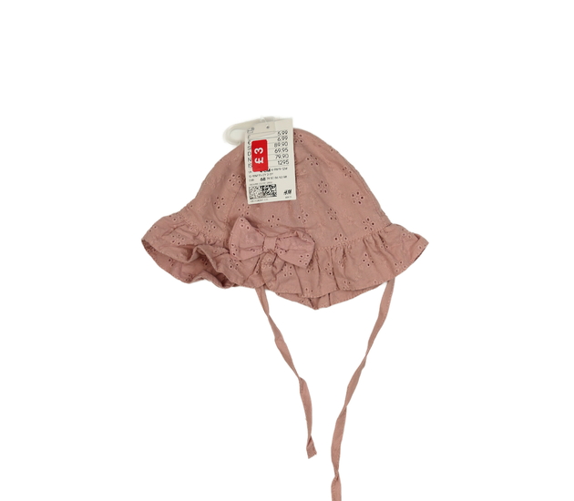 Nový růžový klobouk s mašlí H&M