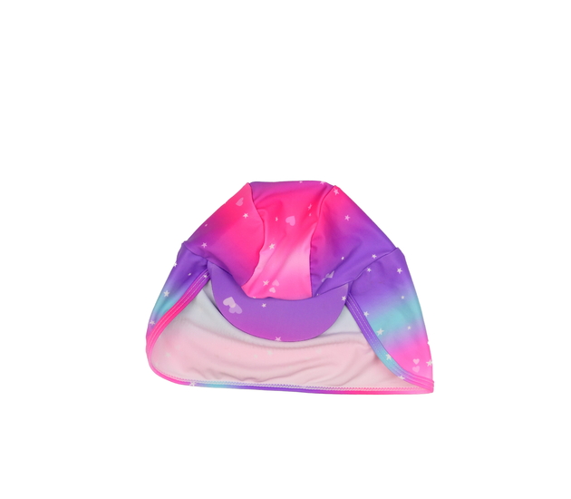 Duhová čepice s ochrannou krku