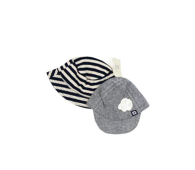 Nová tmavá čepice a klobouk George