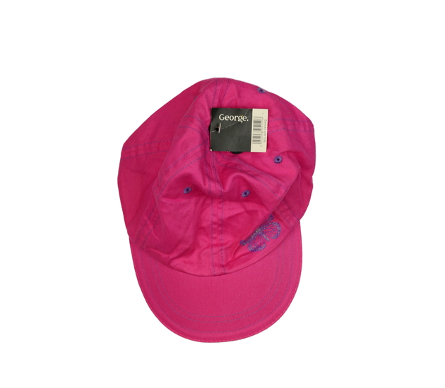 Nová růžová kšiltovka s motýlkem George