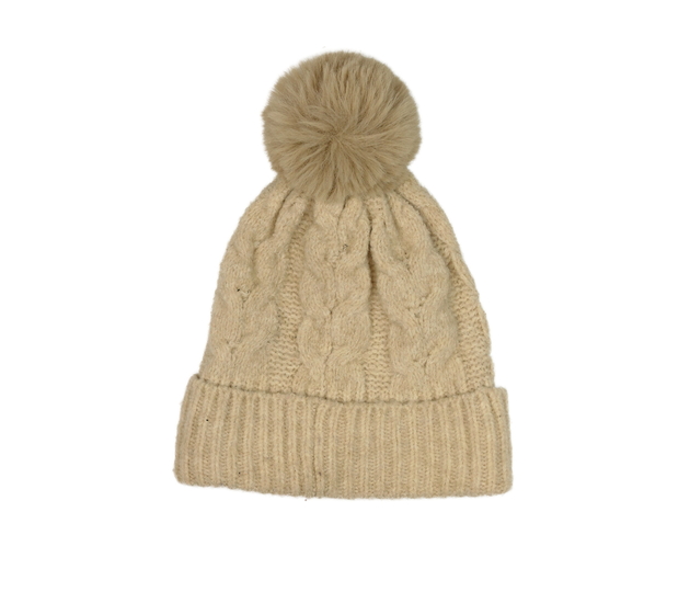 Hnědá zimní čepice vel. 176 F&F