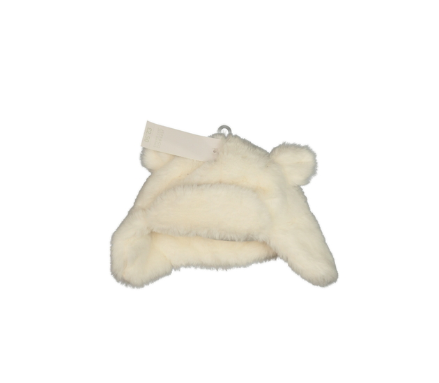 Nová krémová chlupatá ušanka 