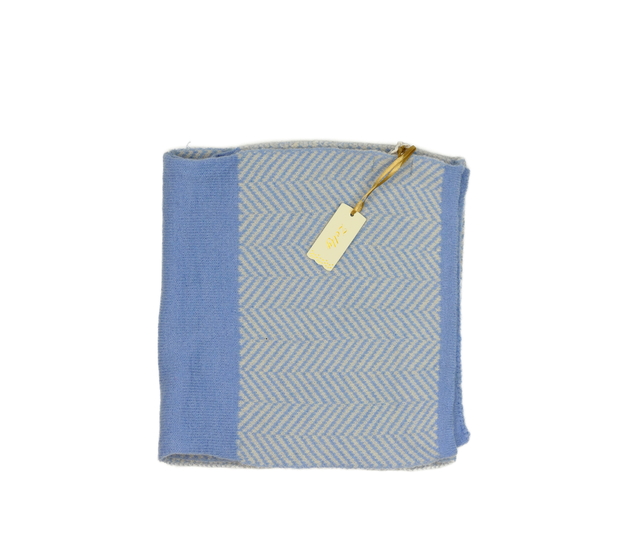 Nová modrá hebká šála 104 cm 