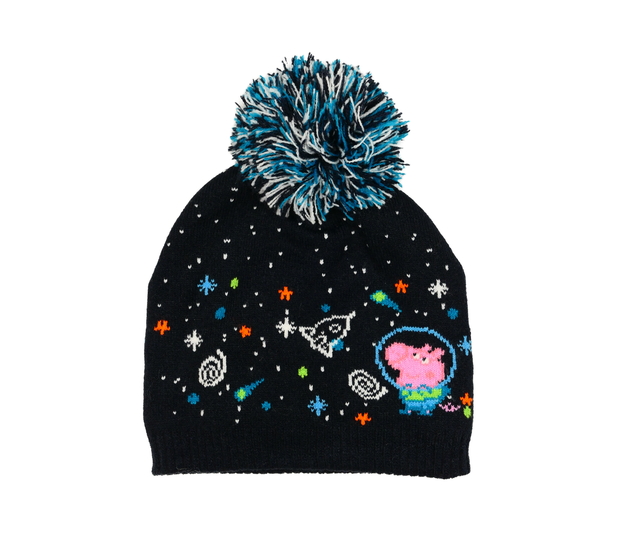 Modrá čepice Prasátko Pepa