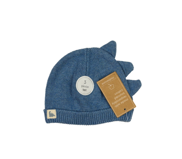 Nová modrá dino čepice Mothercare